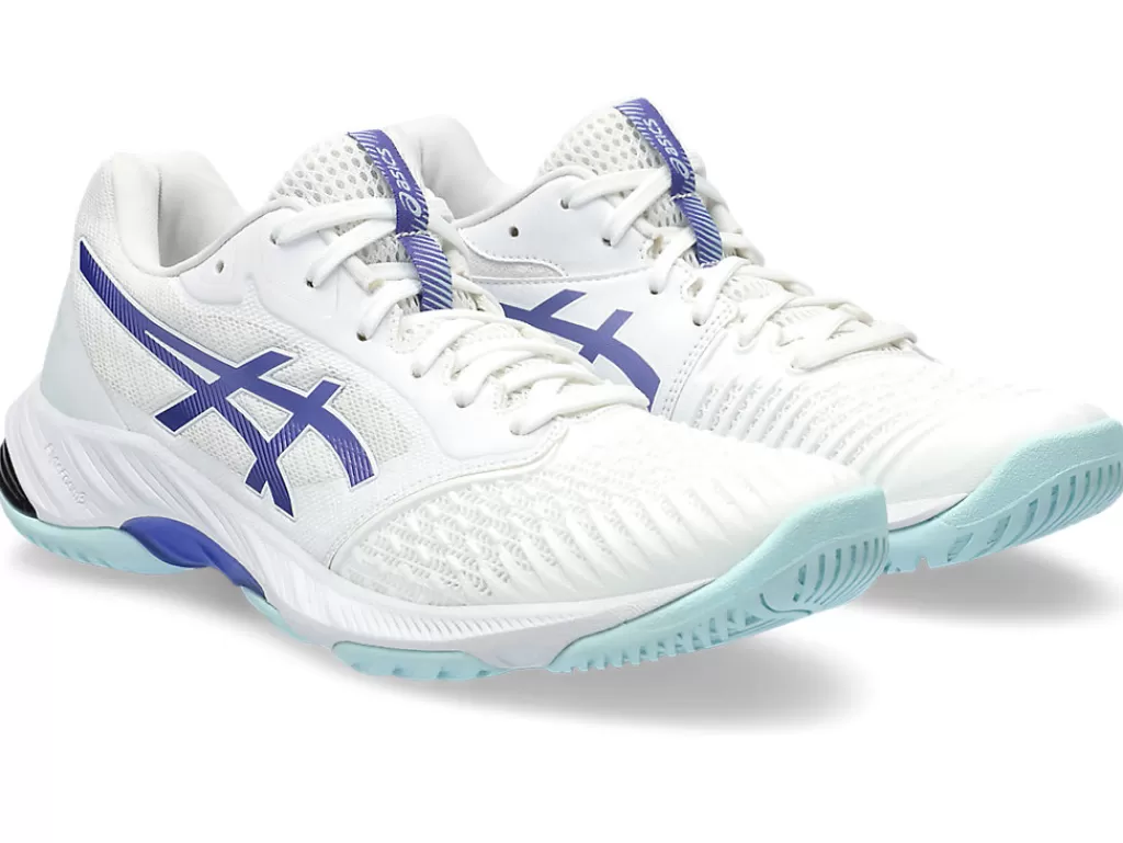 ASICS Netbal | Squash & badminton>NETBURNER BALLISTIC FF 3 White/Blue Violet