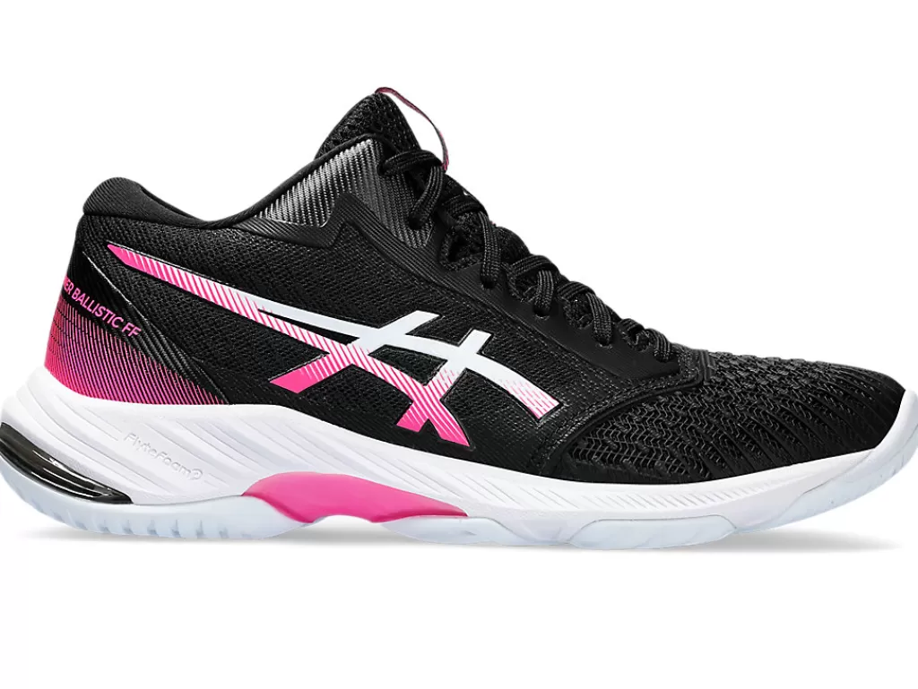 ASICS Netbal | Squash & badminton>NETBURNER BALLISTIC FF MT 3 Black/Hot Pink