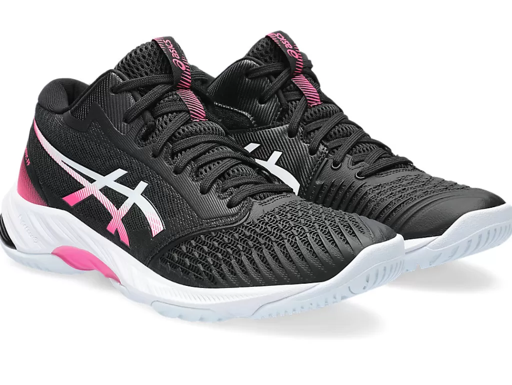 ASICS Netbal | Squash & badminton>NETBURNER BALLISTIC FF MT 3 Black/Hot Pink