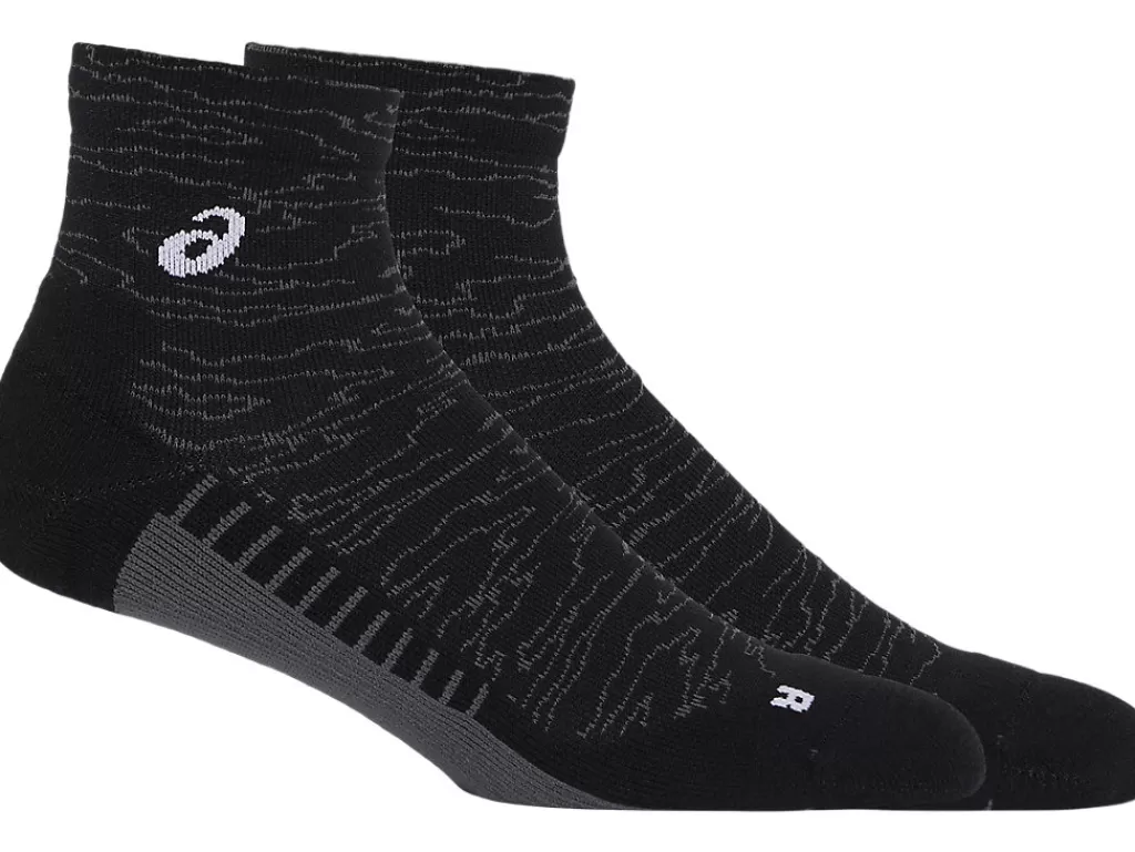 ASICS Hardlopen | Sokken>PERFORMANCE RUN SOCK QUARTER Performance Black/Brilliant White