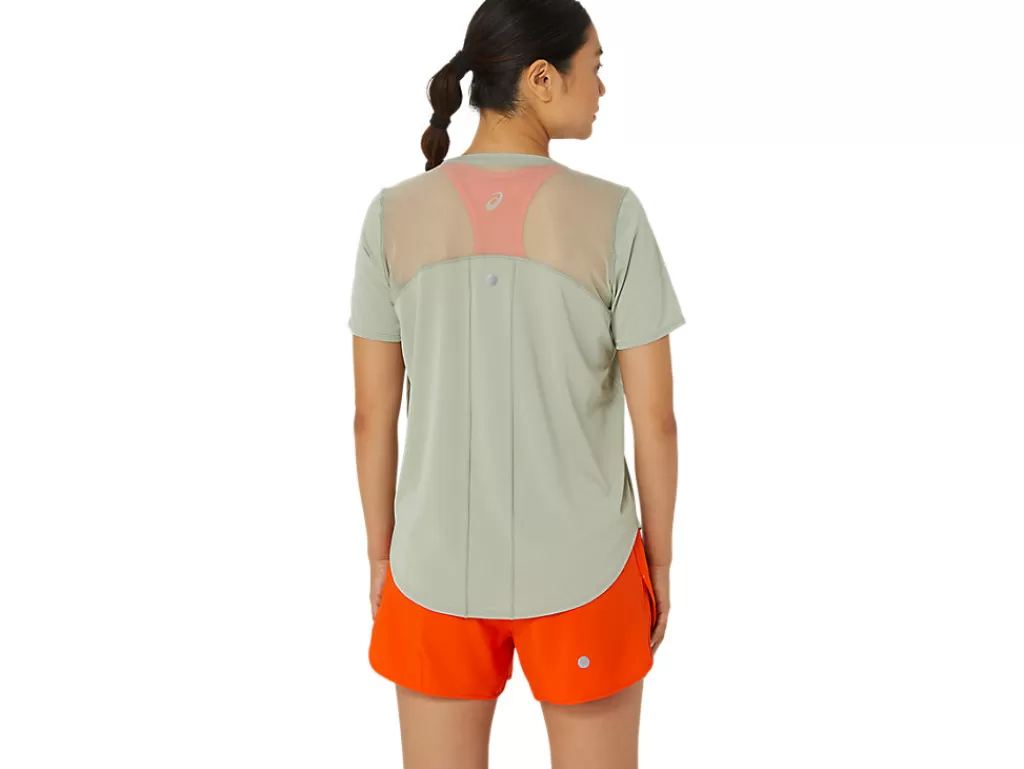 ASICS Kleding | Hardlopen>ROAD SS TOP Olive Grey