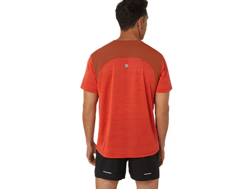 ASICS Kleding | Hardlopen>ROAD SS TOP True Red/Spice Latte