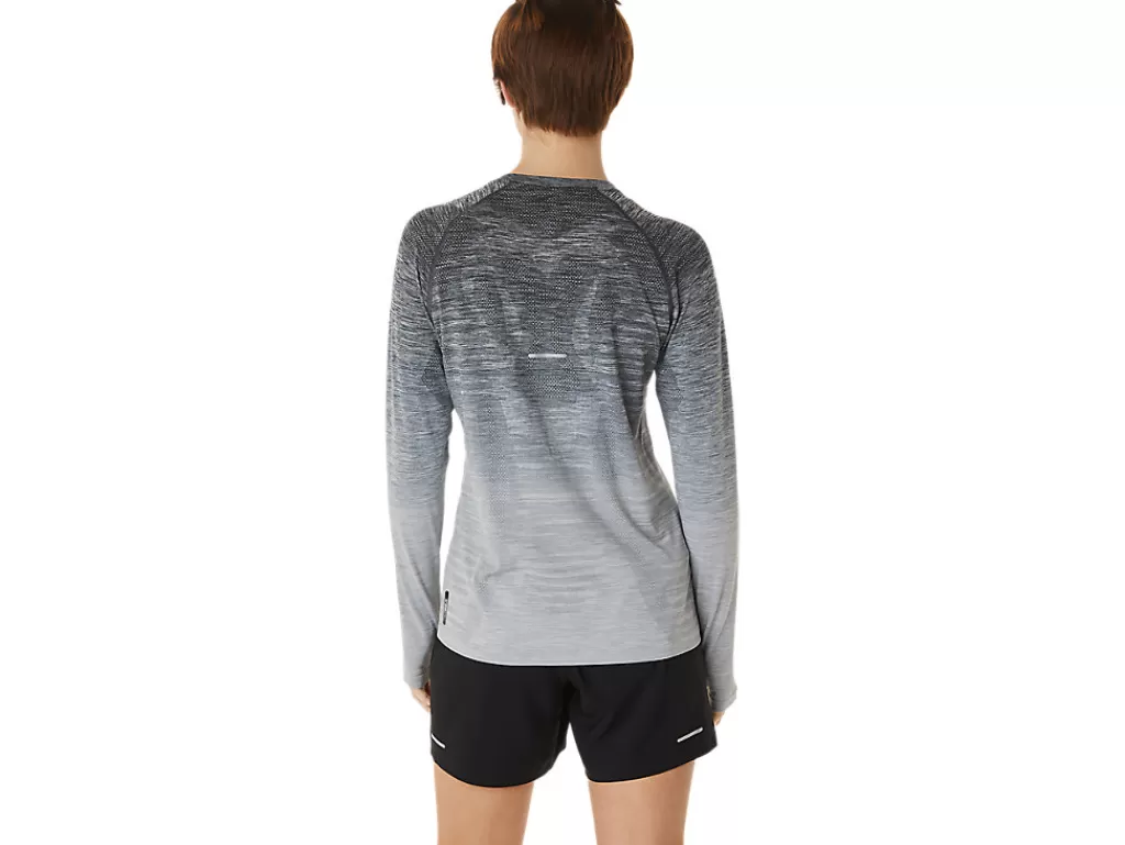 ASICS Kleding | Hardlopen>SEAMLESS LS TOP Carrier Grey/Glacier Grey