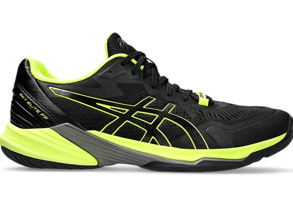 ASICS Netbal | Squash & badminton>SKY ELITE FF 2 Black/Safety Yellow