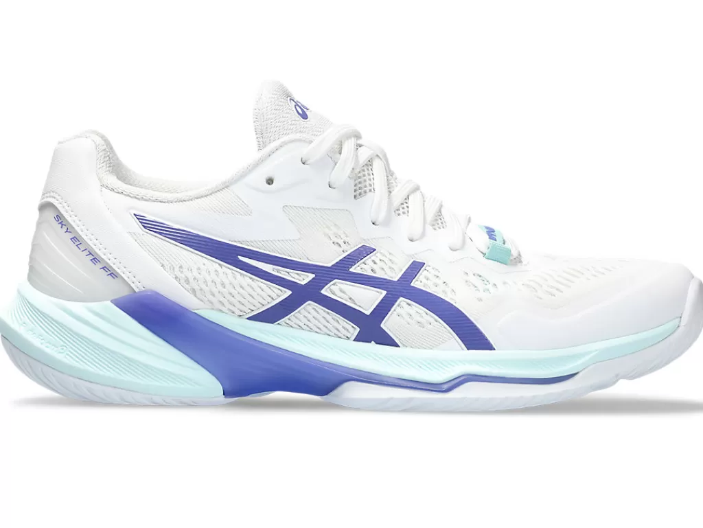 ASICS Netbal | Squash & badminton>SKY ELITE FF 2 White/Blue Violet