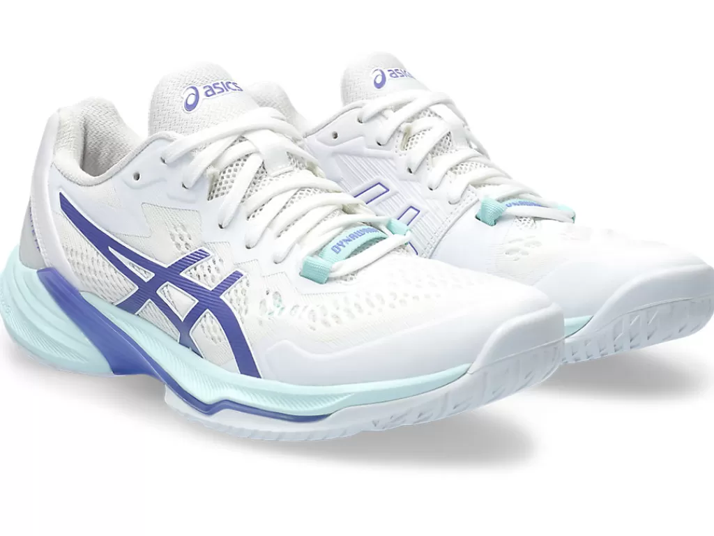 ASICS Netbal | Squash & badminton>SKY ELITE FF 2 White/Blue Violet