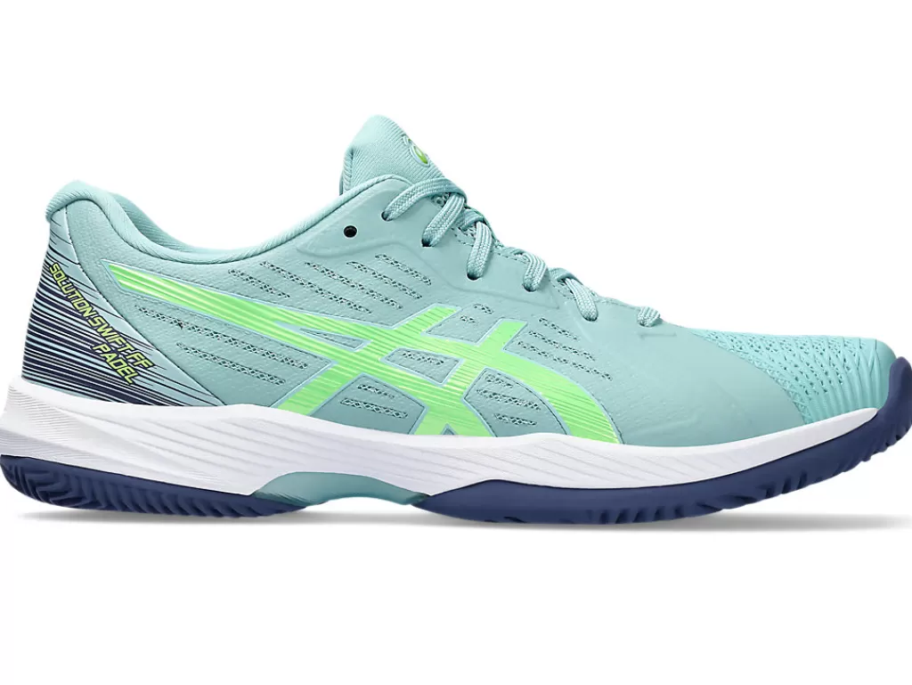 ASICS Padel | Padel>SOLUTION SWIFT FF PADEL Teal Tint/Electric Lime