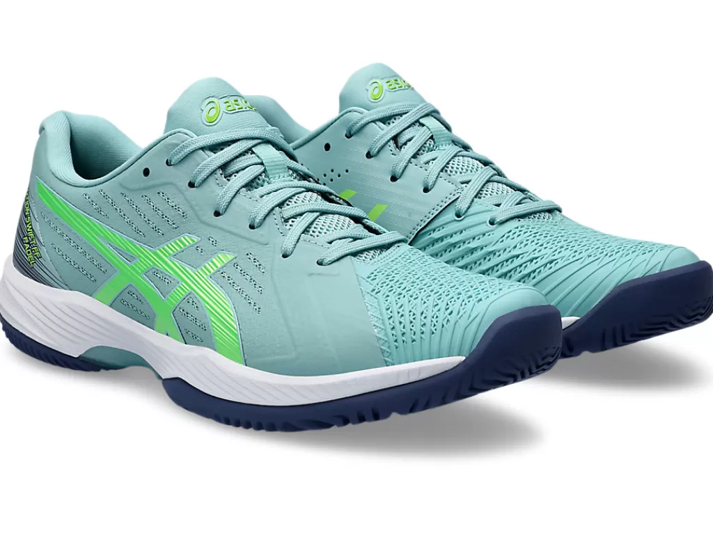 ASICS Padel | Padel>SOLUTION SWIFT FF PADEL Teal Tint/Electric Lime