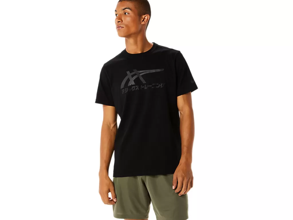 ASICS Shirts met korte mouwen | Bovenkleding>TIGER SS TEE Performance Black/Graphite Grey