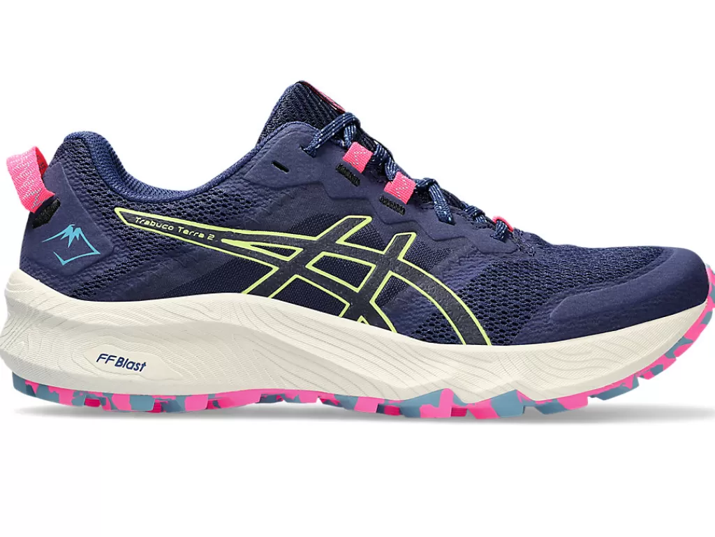 ASICS Trail running | Trailschoenen & wandelschoenen>Trabuco Terra 2 Deep Ocean/Lime Green