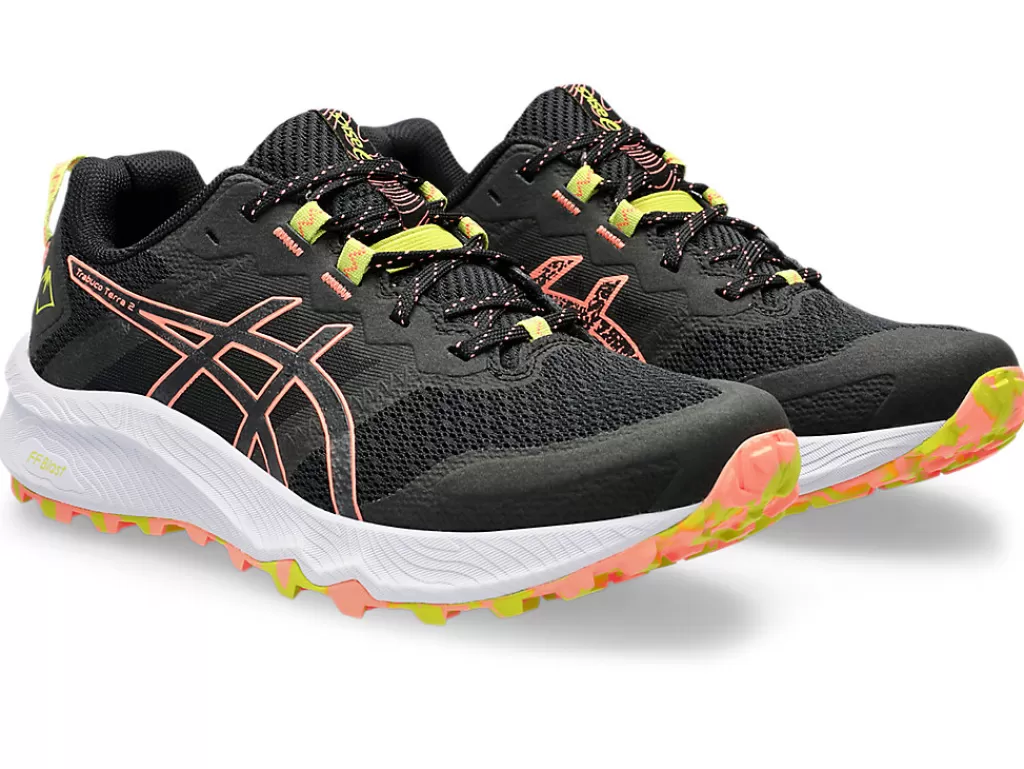 ASICS Trail running | GEL-FUJITRABUCO™>Trabuco Terra 2 Black/Sun Coral