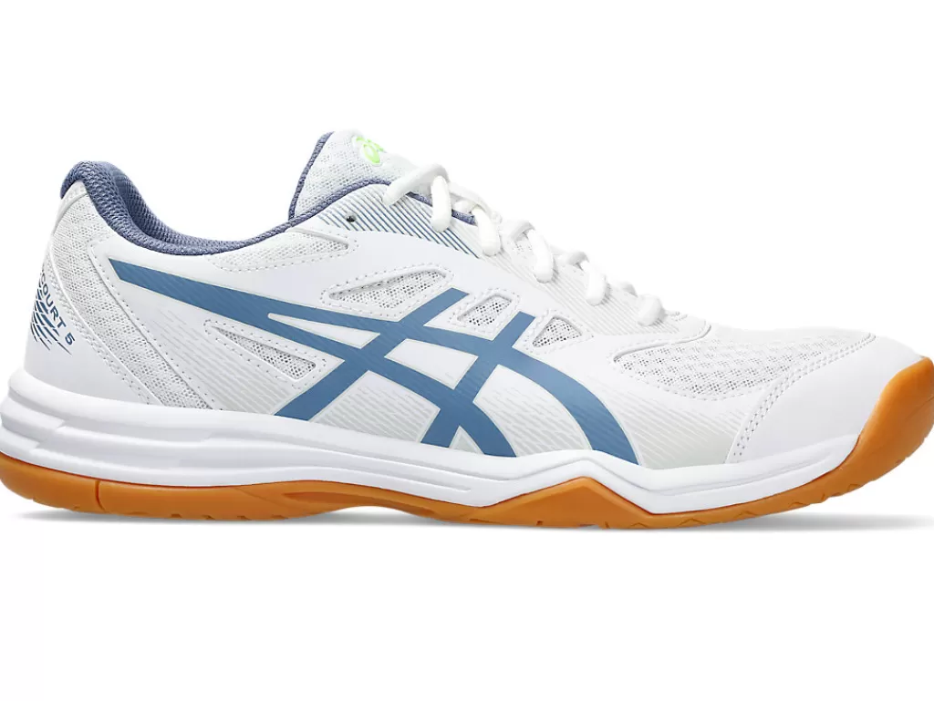 ASICS Squash & badminton | Handbal>UPCOURT 5 White/Denim Blue