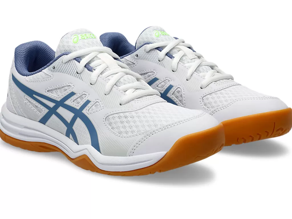 ASICS Squash & badminton | Handbal>UPCOURT 5 GS White/Denim Blue